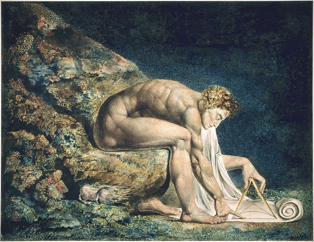 William Blake “Newton” Incisione (1795)