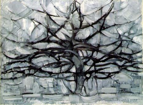 L'albero argentato - Mondrian