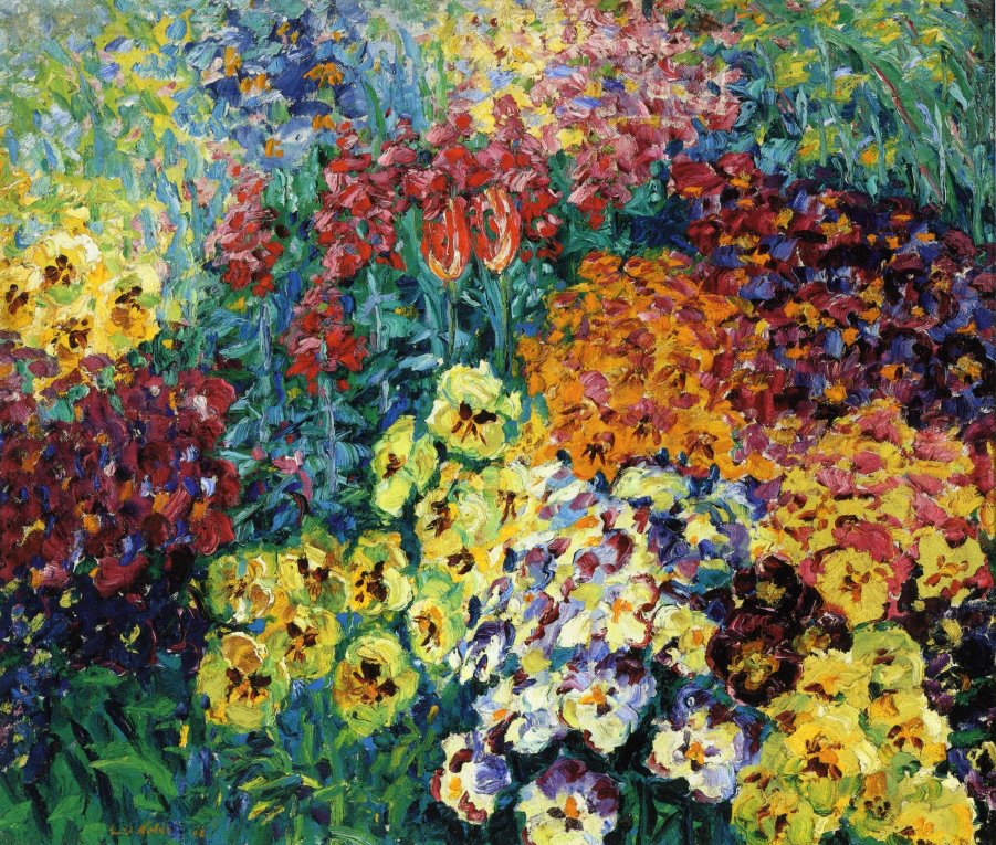 Emil Nolde Giardino fiorito 1908