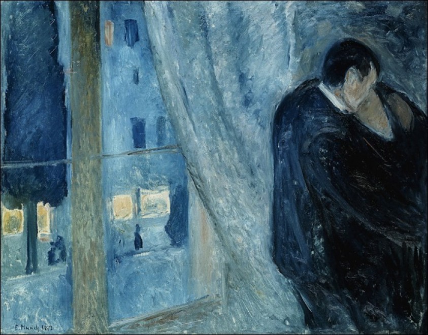 Edvard Munch - Bacio alla finestra - 1892