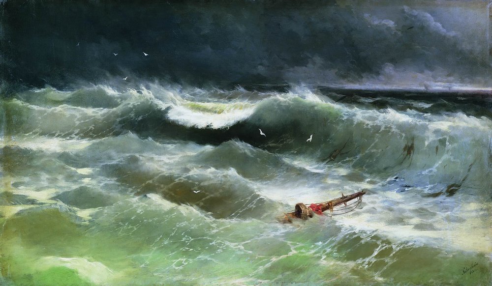 Ivan Konstantinovich Aivazovsky - Storm 1886