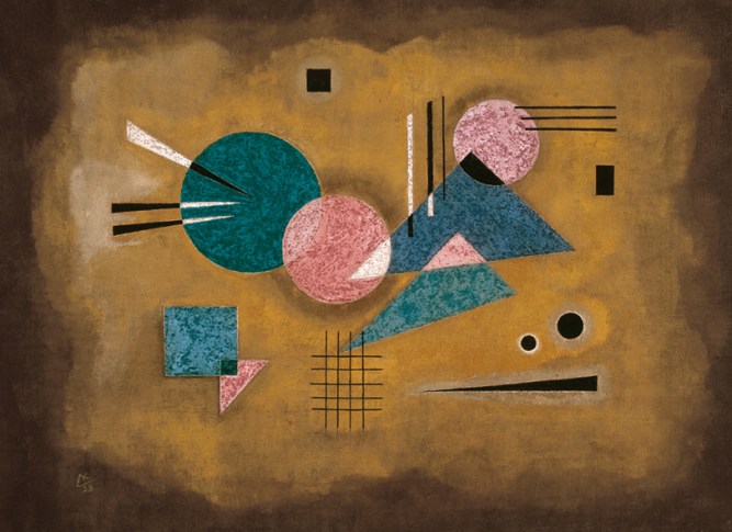 Kandinsky Rose Fondant, 1928 Olio su tela